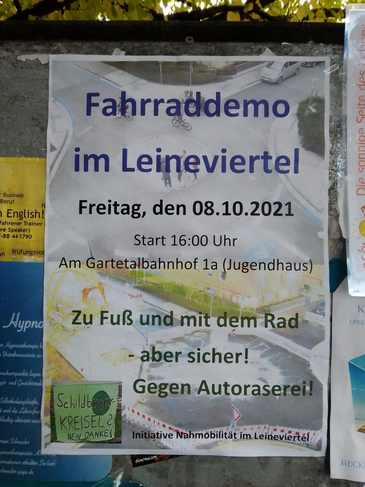 Fahrraddemo 2021-10-08 16:00