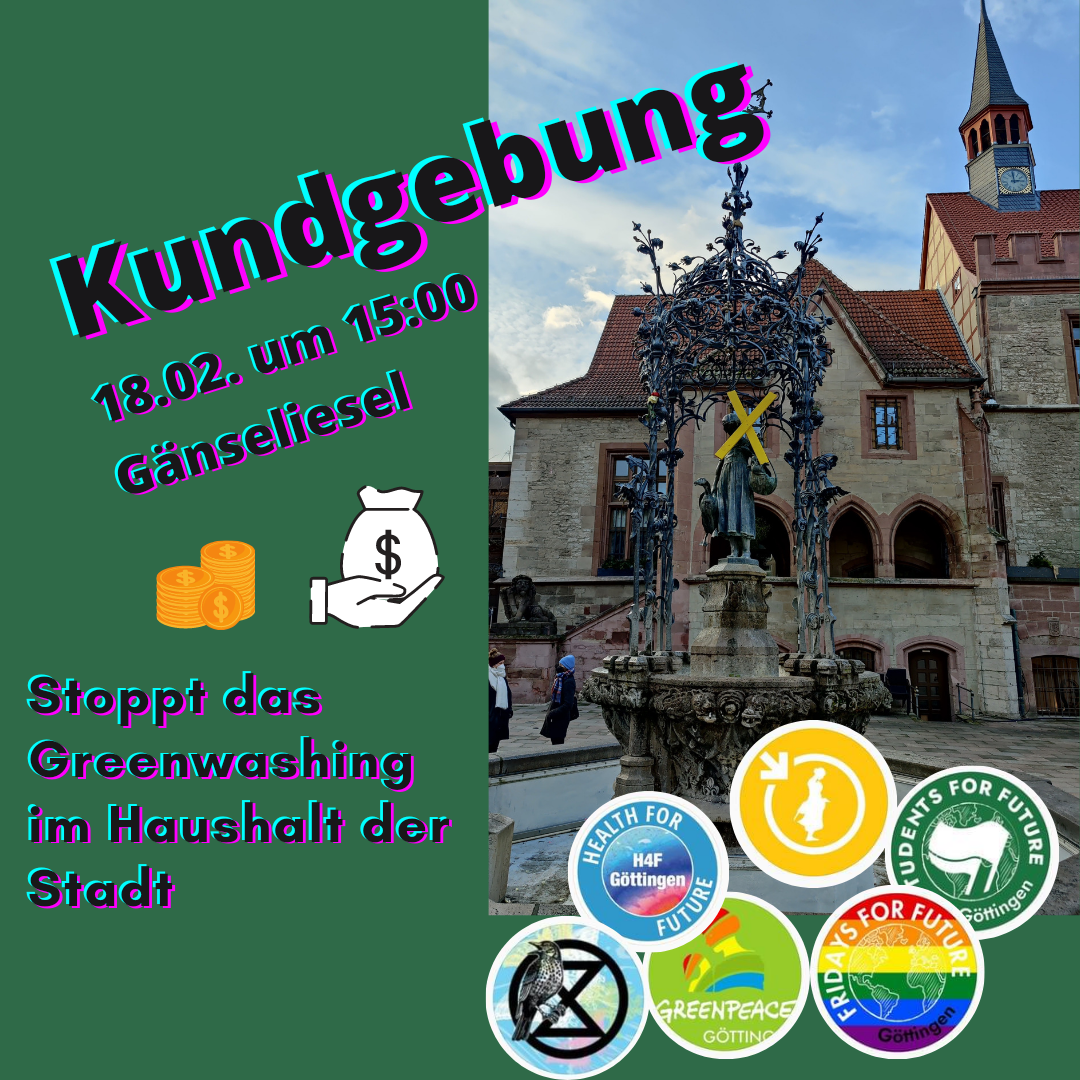 Demo Göttingen klimaneutral 2030