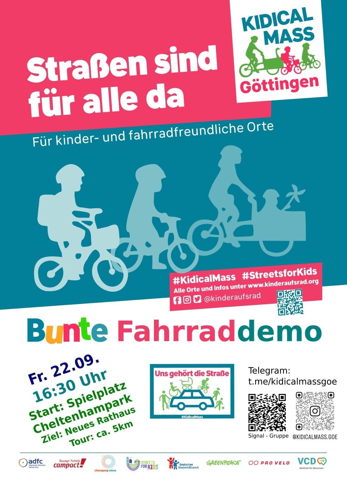 Kidical Mass Göttingen 2023-09-22