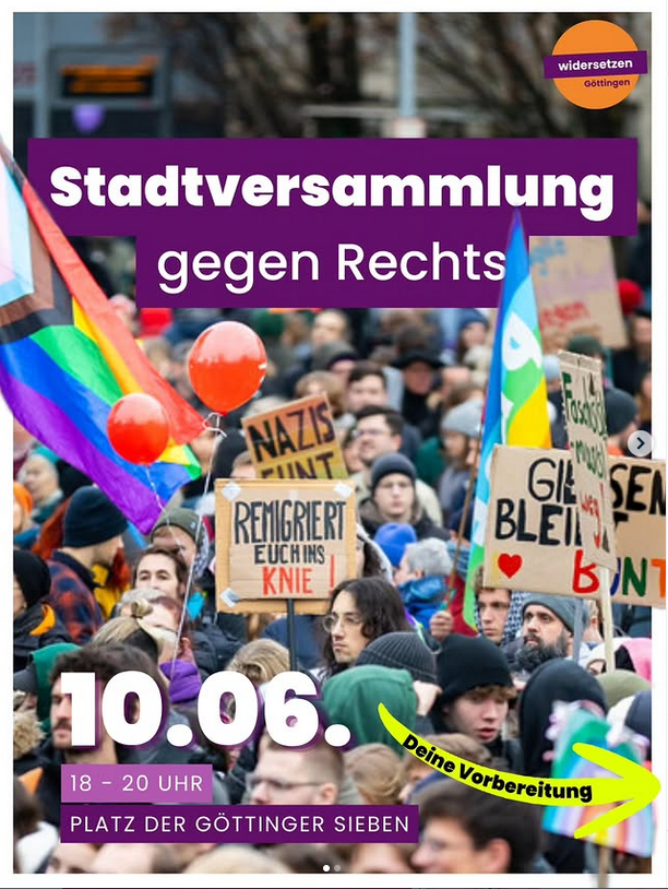 Stadtversammlung gegen Rechts 1