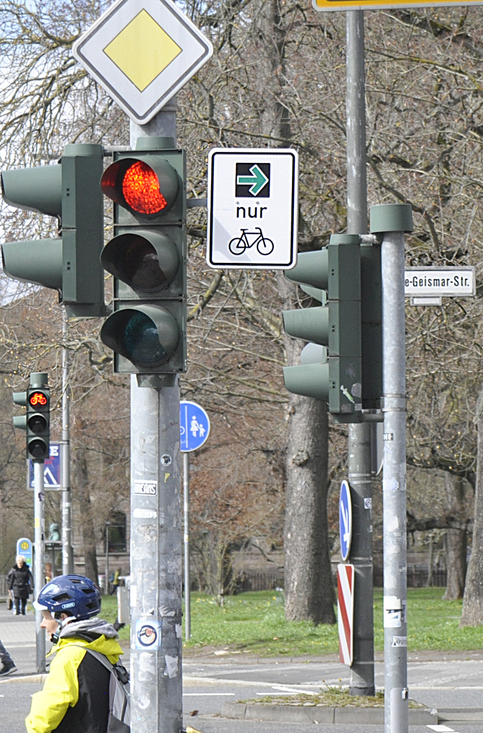 Fahrrad-Gruenpfeil